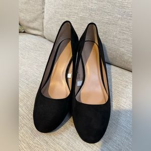 A New Day Black Wedge Heel